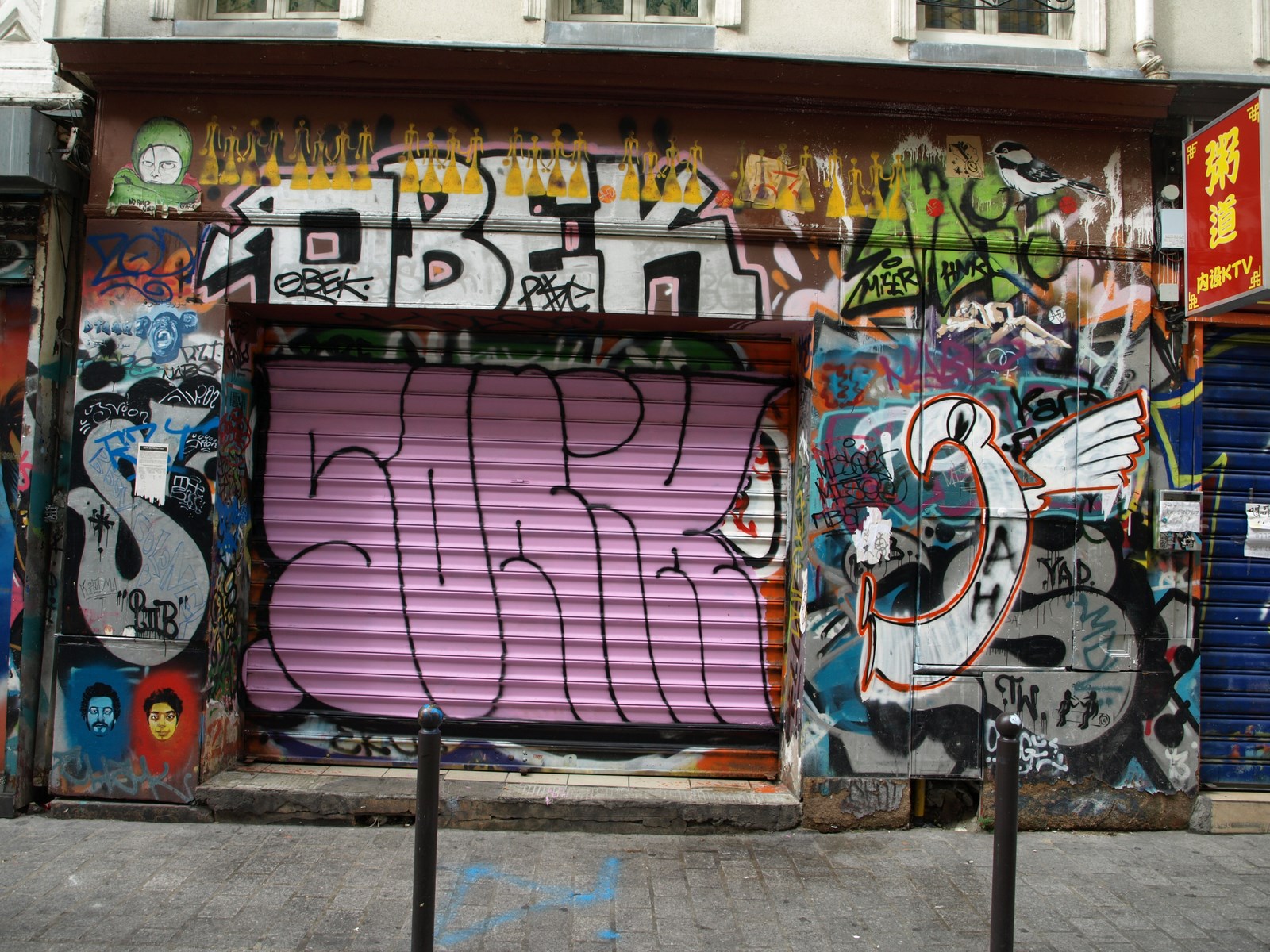 photo graffiti Paris 20éme arrondissement